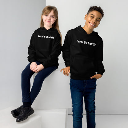 Feral & Chaotic Kids Fleece Hoodie