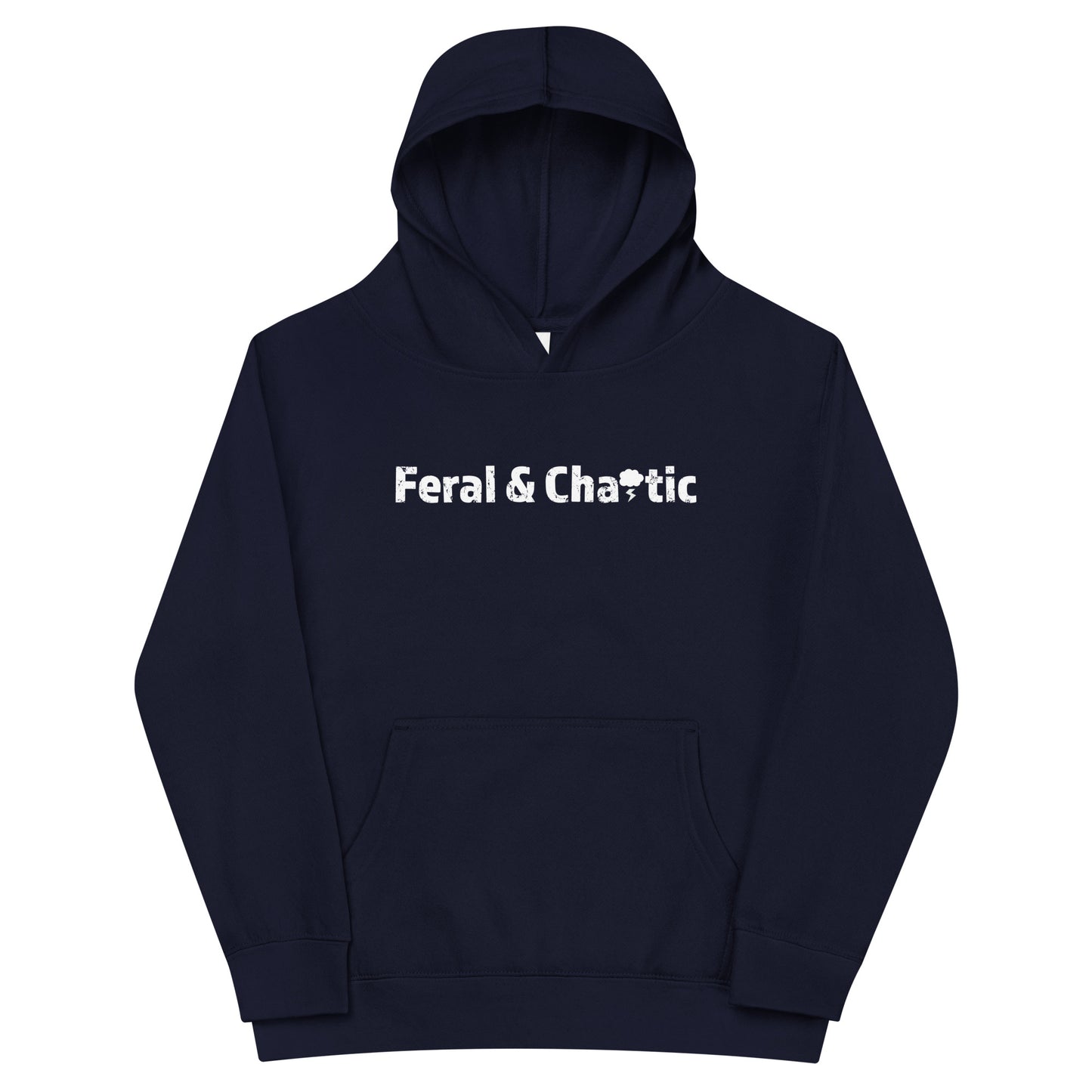 Feral & Chaotic Kids Fleece Hoodie