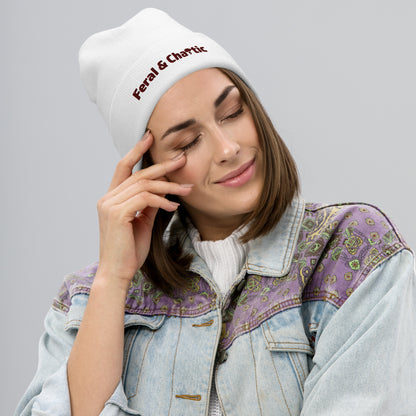 Feral & Chaotic Embroidered Beanie