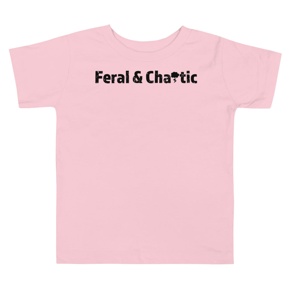 Feral & Chaotic Toddler Short Sleeve Tee